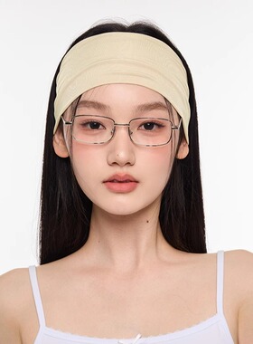 feytiy 加宽裸感棉 时髦运动风发带bella头巾女发带吸汗透气纯色