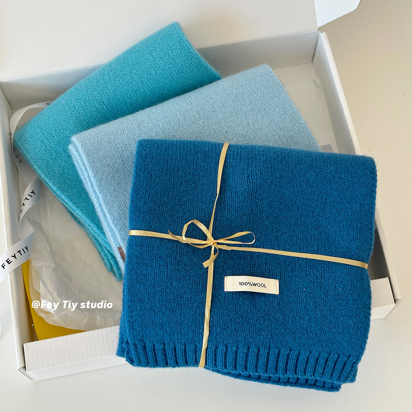 feytiy 定制蓝~100%澳洲羊毛针织纯色围巾男女秋冬季保暖围脖情侣,服饰配件/皮带/帽子/围巾,围巾/丝巾/披肩,淘宝优惠券,粉丝福利购,淘宝优惠卷