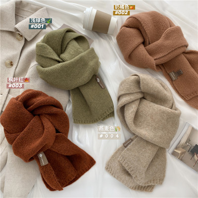 奶呼呼的百搭软糯冬季围巾情侣