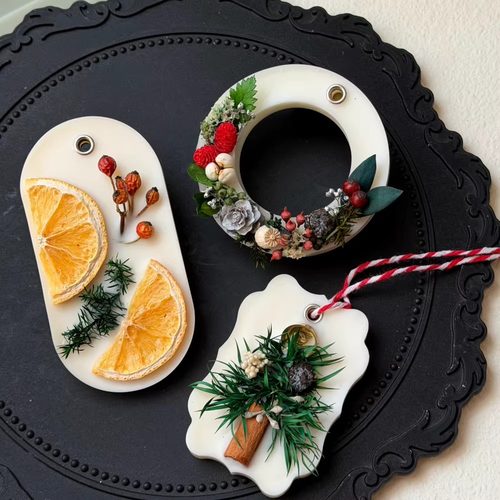 香薰蜡片天然植物装饰衣柜汽车香氛挂件创意礼品新年元旦妇女节