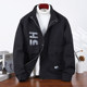 时尚 舒适立领大口袋休闲夹克外套潮 春秋季 男士 H家 撤标撤柜
