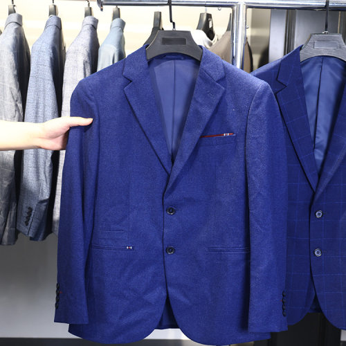 【H家】撤标撤柜！春秋季男士简约商务修身平驳领休闲西服外套