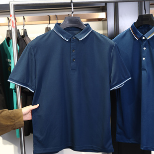时尚 夏季 男士 POLO衫 百搭舒适透气商务纯色短袖 雅家 撤标撤柜