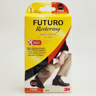正品3m FUTURO护多乐弹力护袜 小腿袜 舒适抗疲劳 运动护具71035