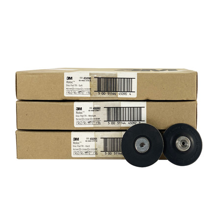 正品 3m 45090/91/92 亚麻尼龙转矩托盘3寸(M) 打磨机配件 5个/箱