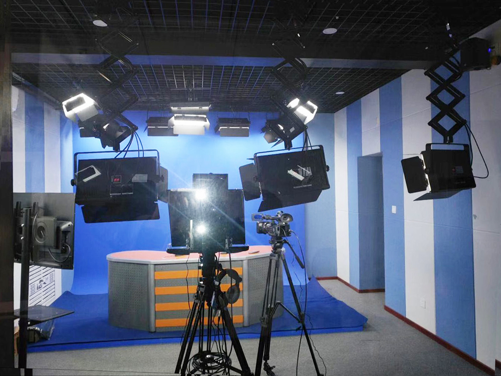 节目抠像制作室真三维演播室搭建变焦动画新品访谈室直播带货设计安装