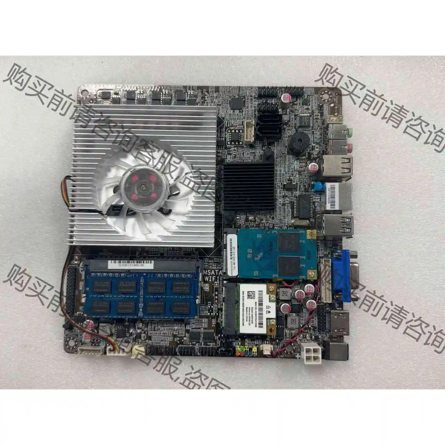 原装拆机MSATA WIFI主板i3-2310 成色好 议价 品质保证
