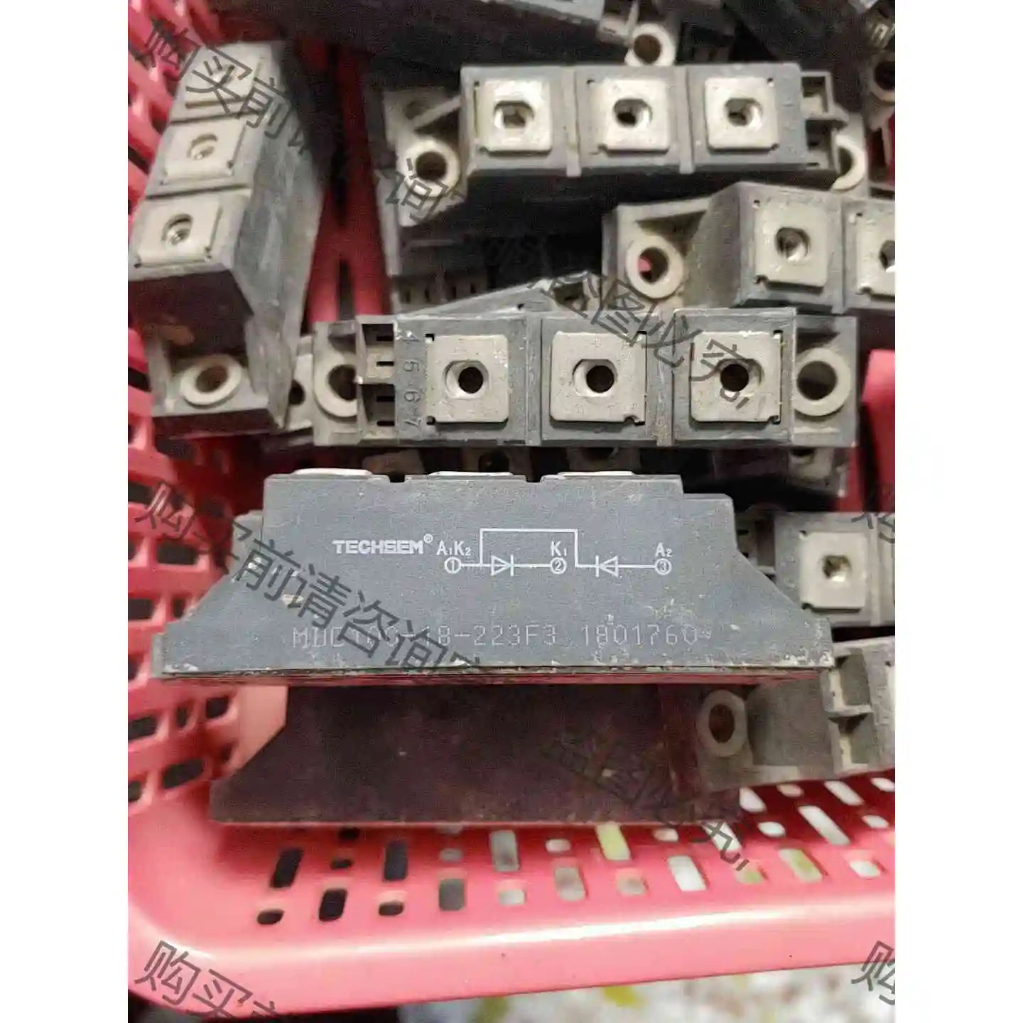 MDC100-18台基整流二极管模块100A1800V，原装 议价 品质保证