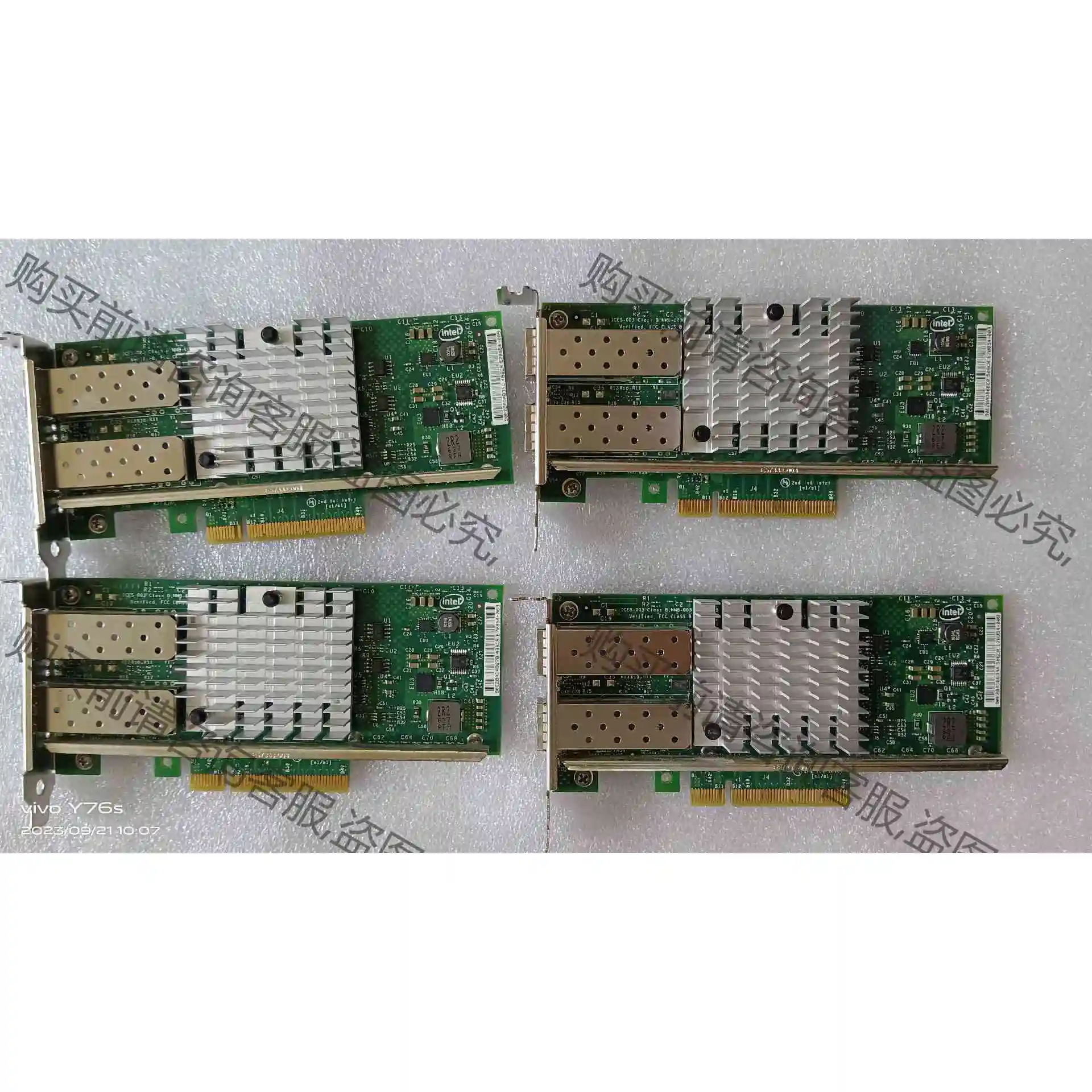 蓝标intel X520-DA2/SR2 网卡 82599芯 议价 品质保证