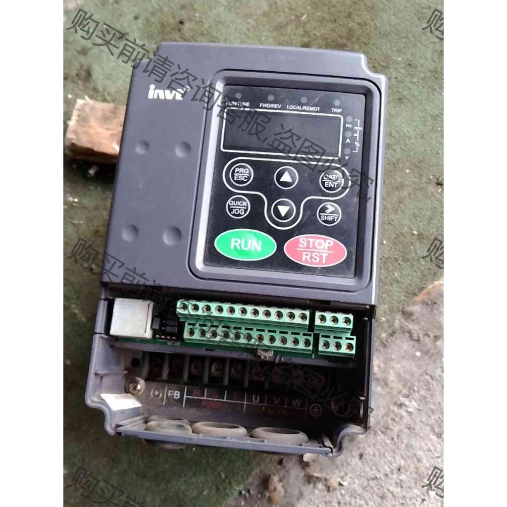 功能正常议价 C下HF100A-2R2G-4 英威腾2.2KW器变频 议价