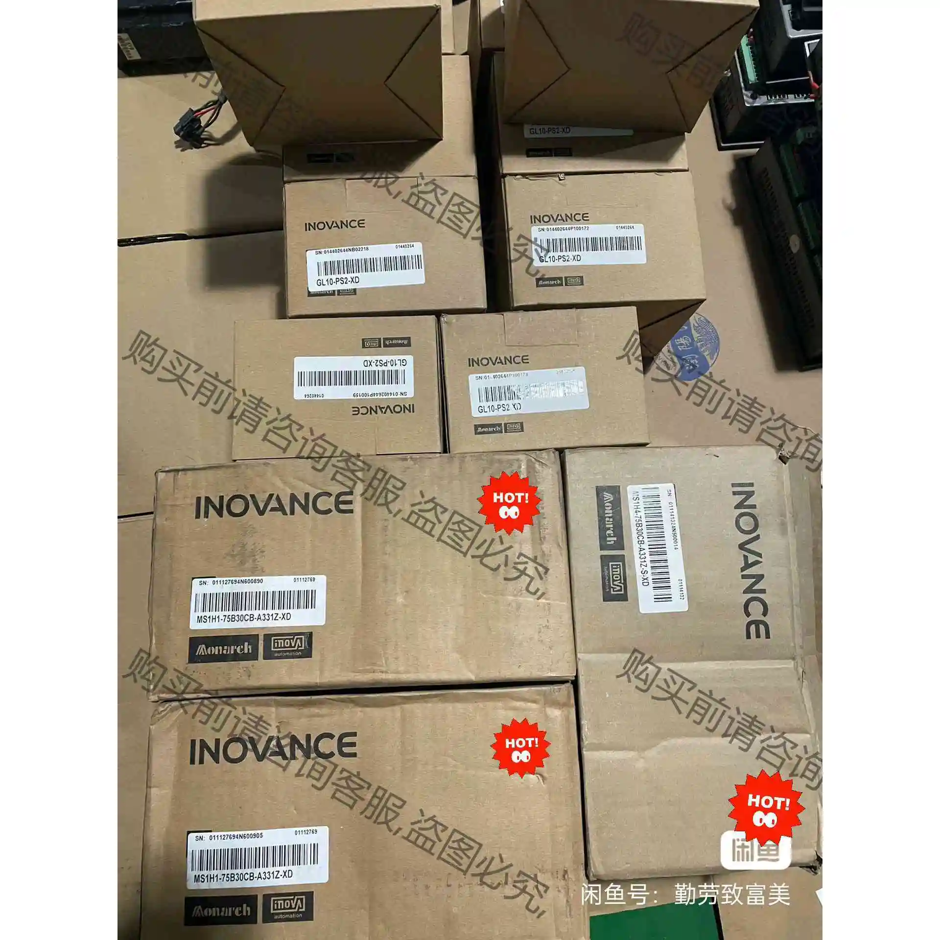 汇川MS1H1-75B30CB-A331Z，750w伺服电机 议价 品质保证