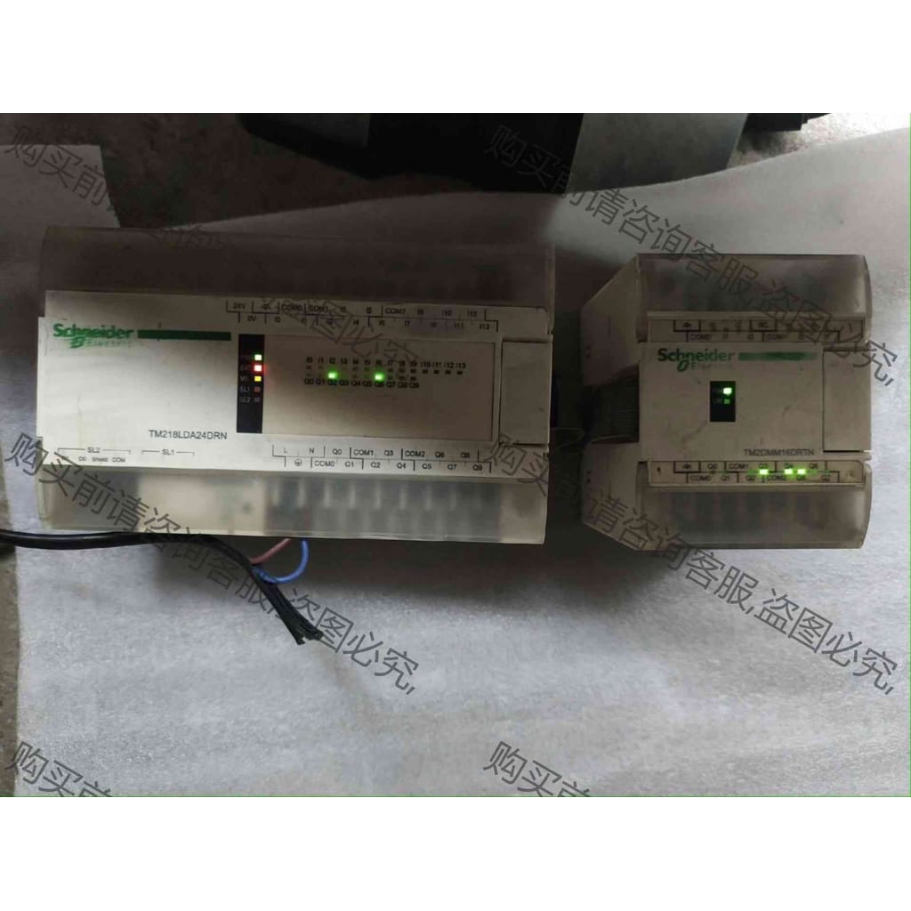 功能正常议价 施耐depLC，TM218LDA24DRN（2台）扩展1个 T