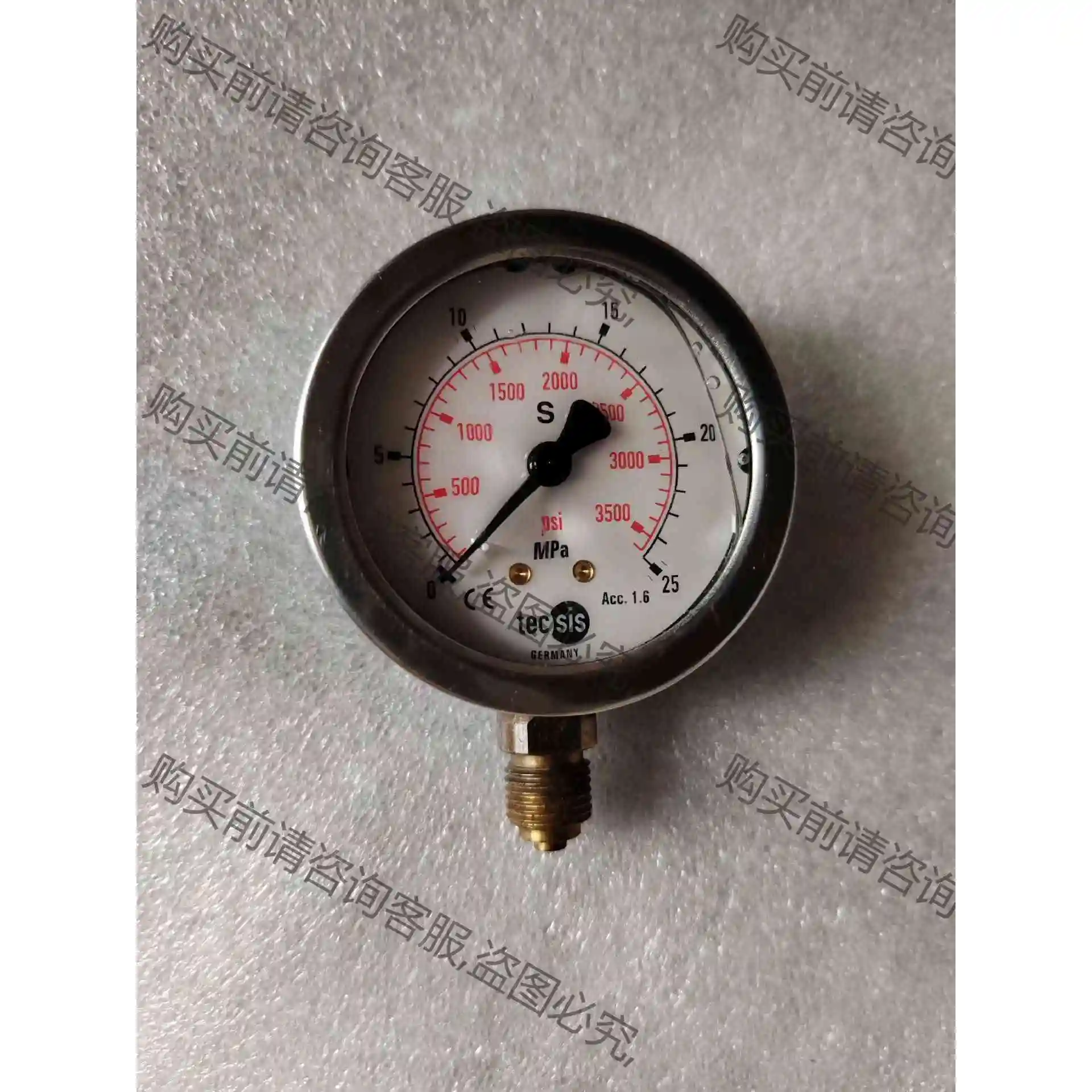 tecsis德国泰科思压力表0-3500MPa，图片实拍，需 议价 品质保证