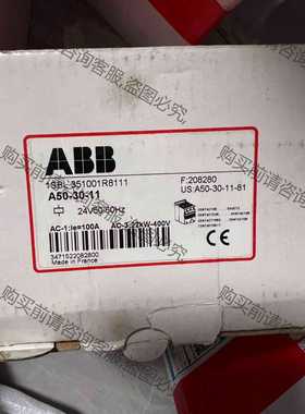 功能正常议价 A50-30-11 1SBL351001R8111 AB全