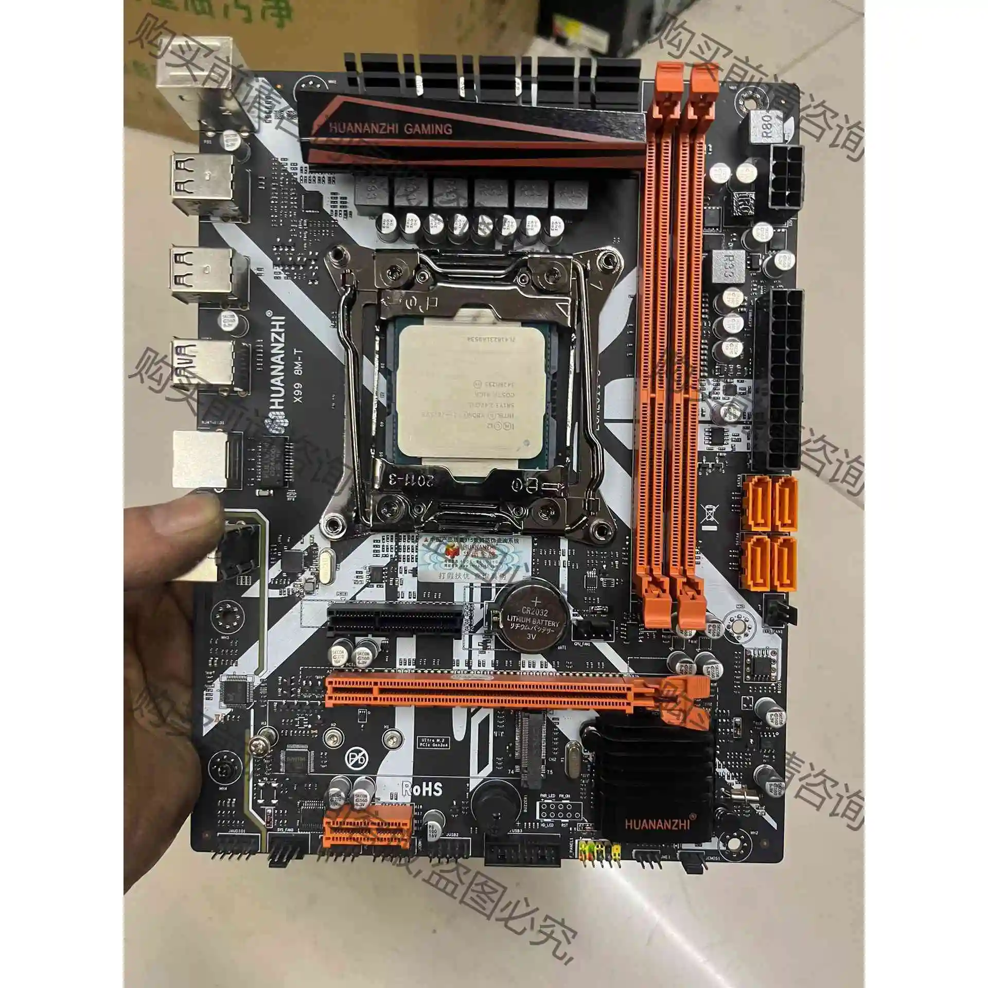 批量出86片华南X99-8M-T主板 2022年8月的，成色 议价 品质保证