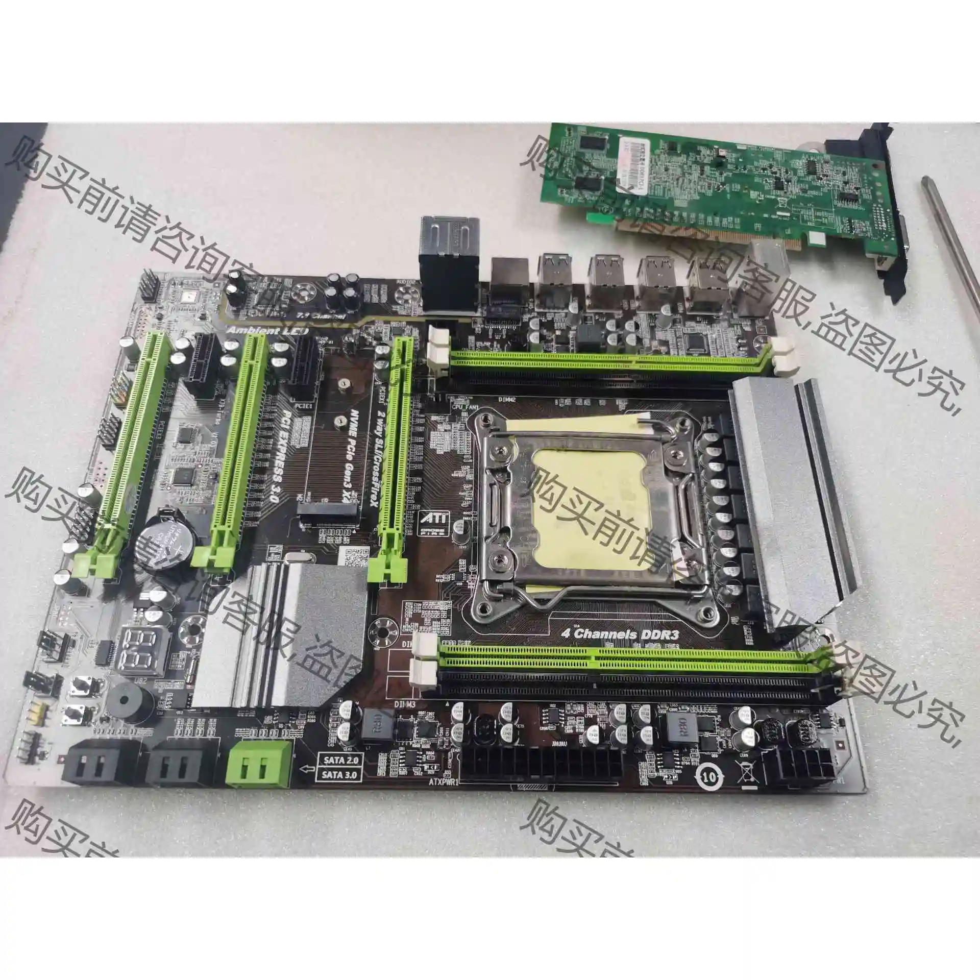 X79单路支持2011针脚CPU V1V2带M.2接口 DD 议价 品质保证