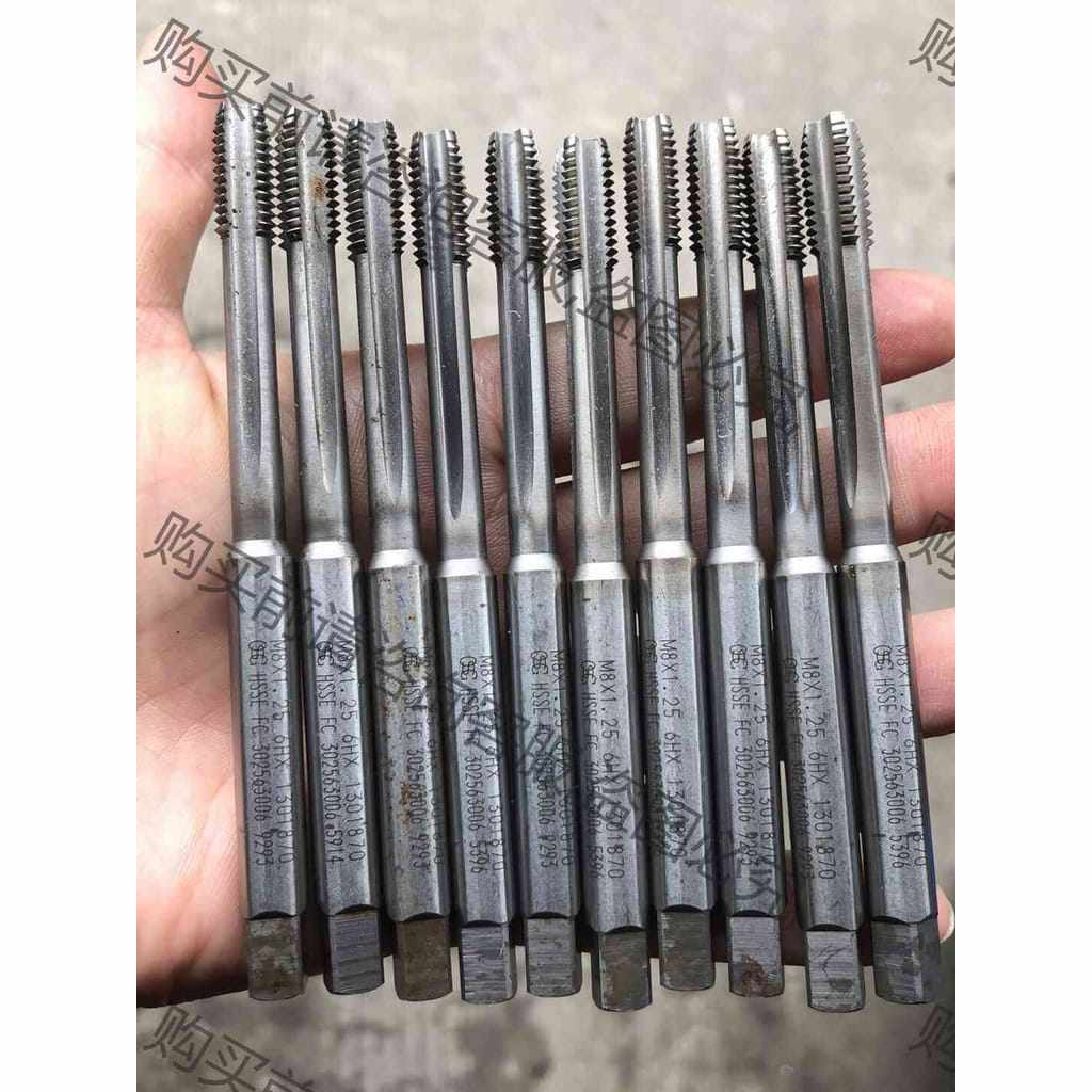 功能正常议价 加长丝攻 进口二手丝攻M8x105长，德标柄 直槽，13