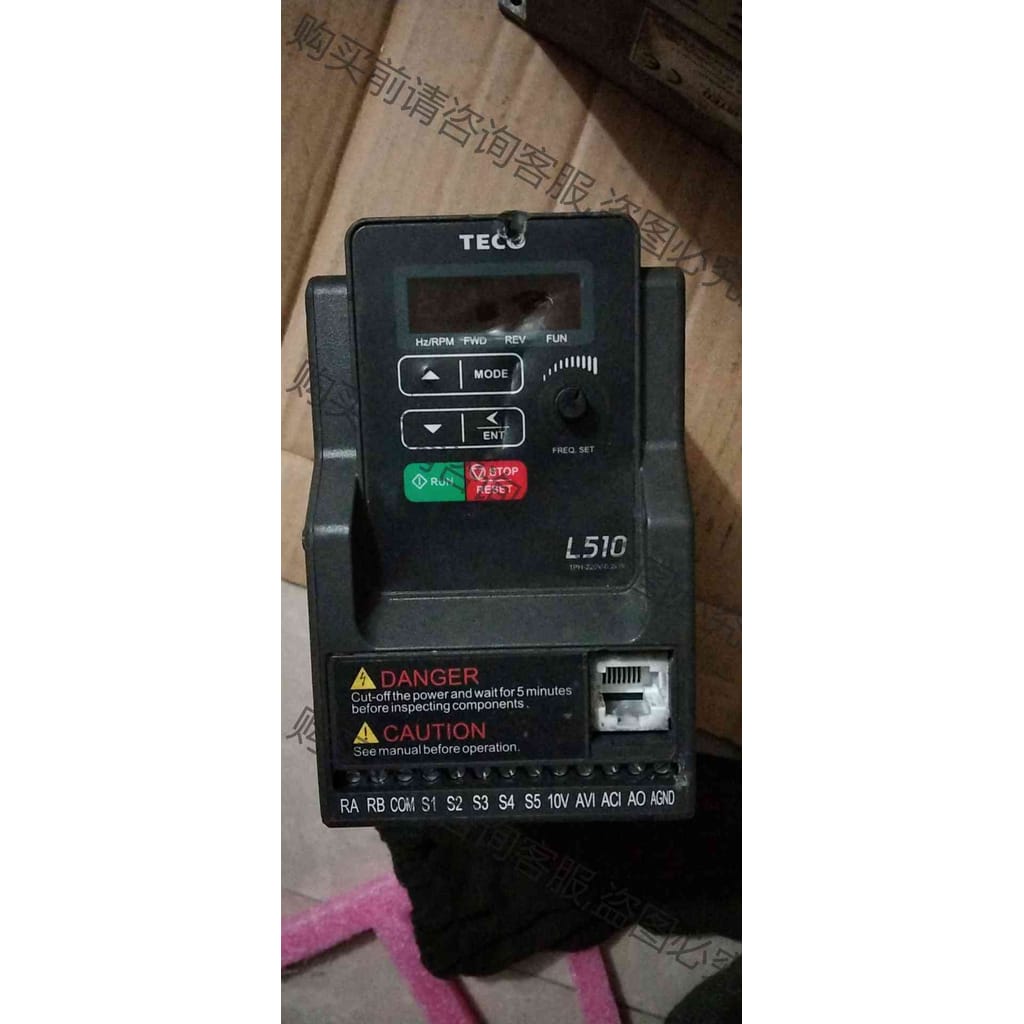 功能正常议价 台湾东元/台安L510-2P2-H1-N二手变频器220V0