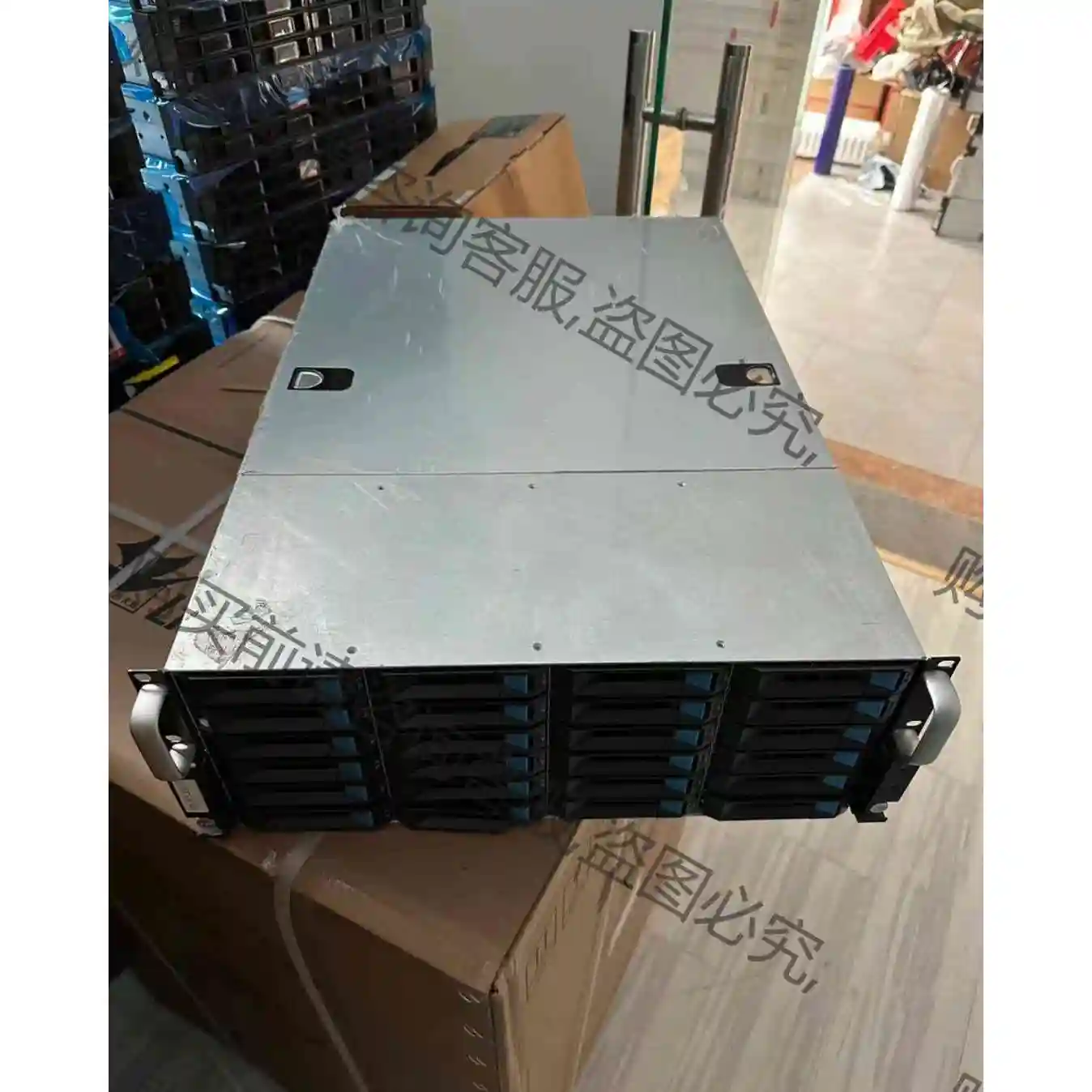 4u 24盘位 服务器机箱 6gb背板 便宜处理 运费到付 议价 品质保证