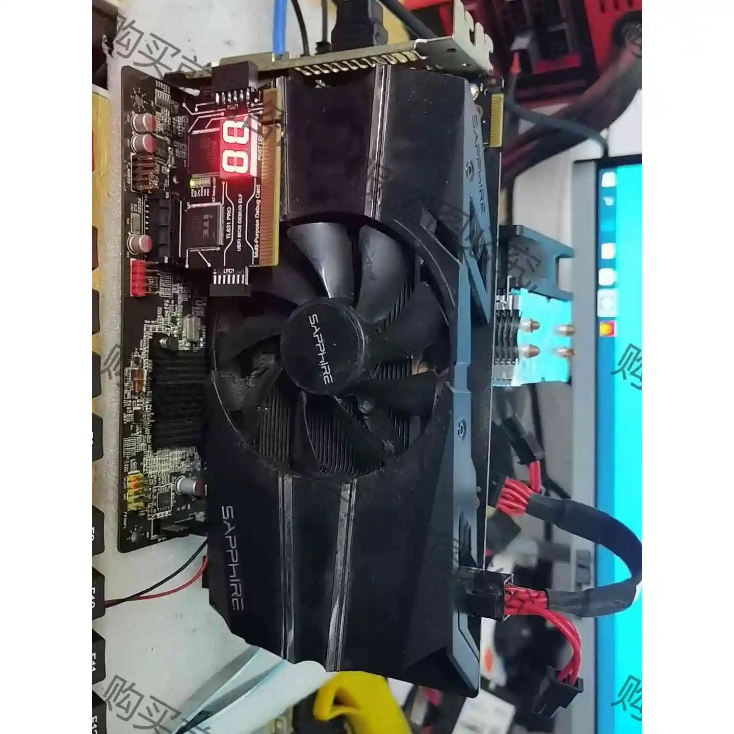 拆机蓝宝石R7-260X 1G GDDR5白金版，显卡无拆无 议价 品质保证