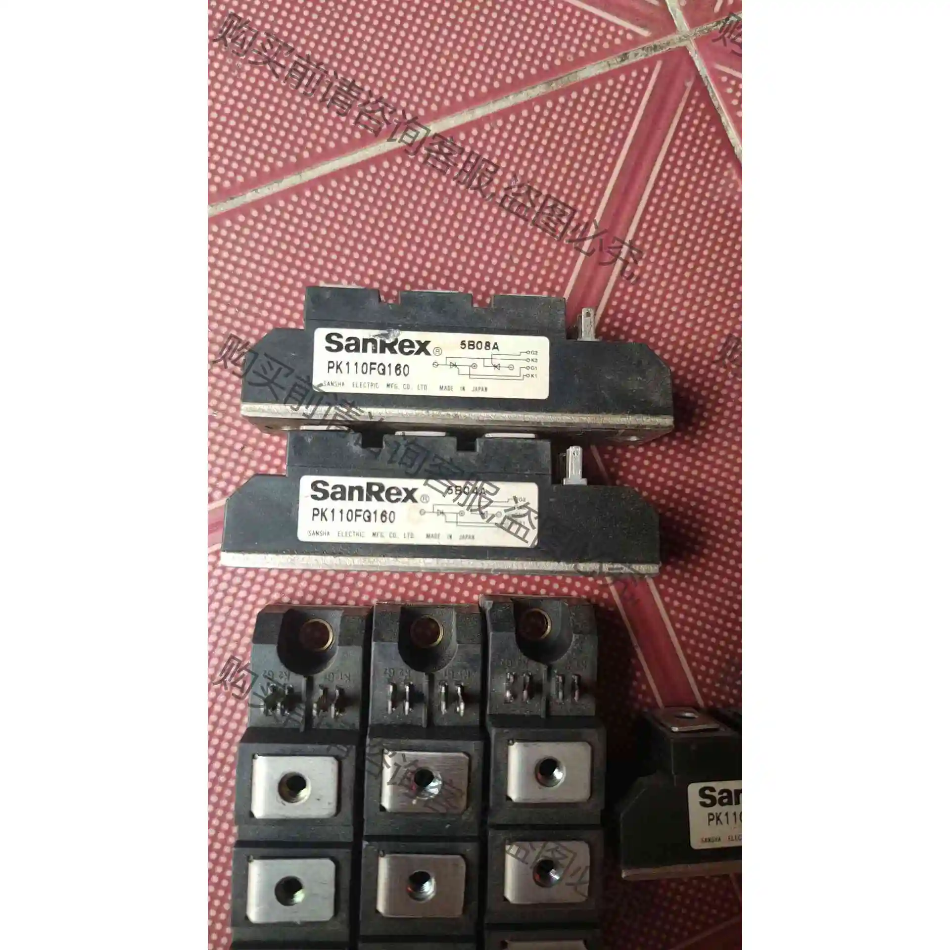 PK110FG160，进口拆机可控硅，110安，1600V， 议价 品质保证