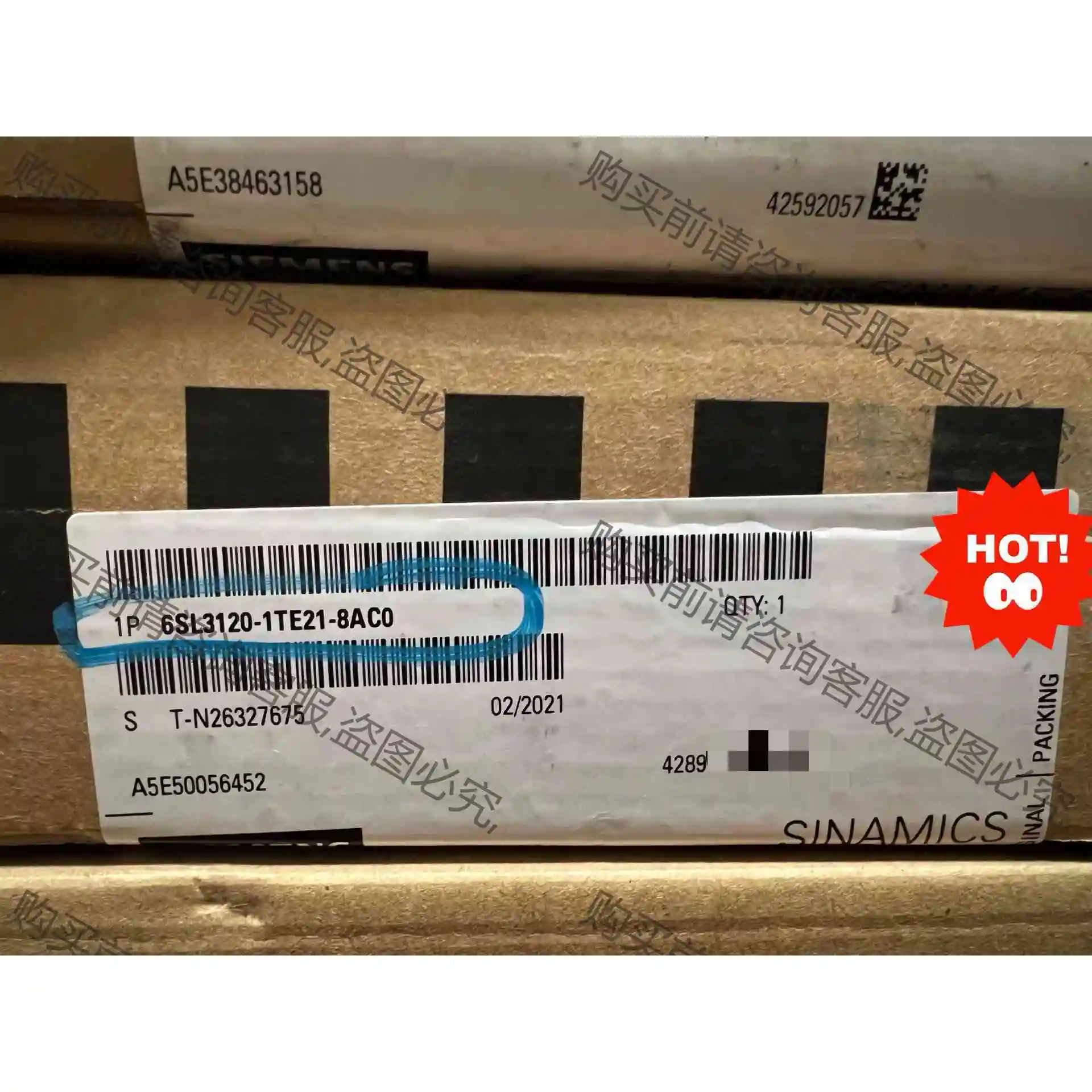 6SL3120-1TE21-8ACO西门zi全新 议价 品质保证