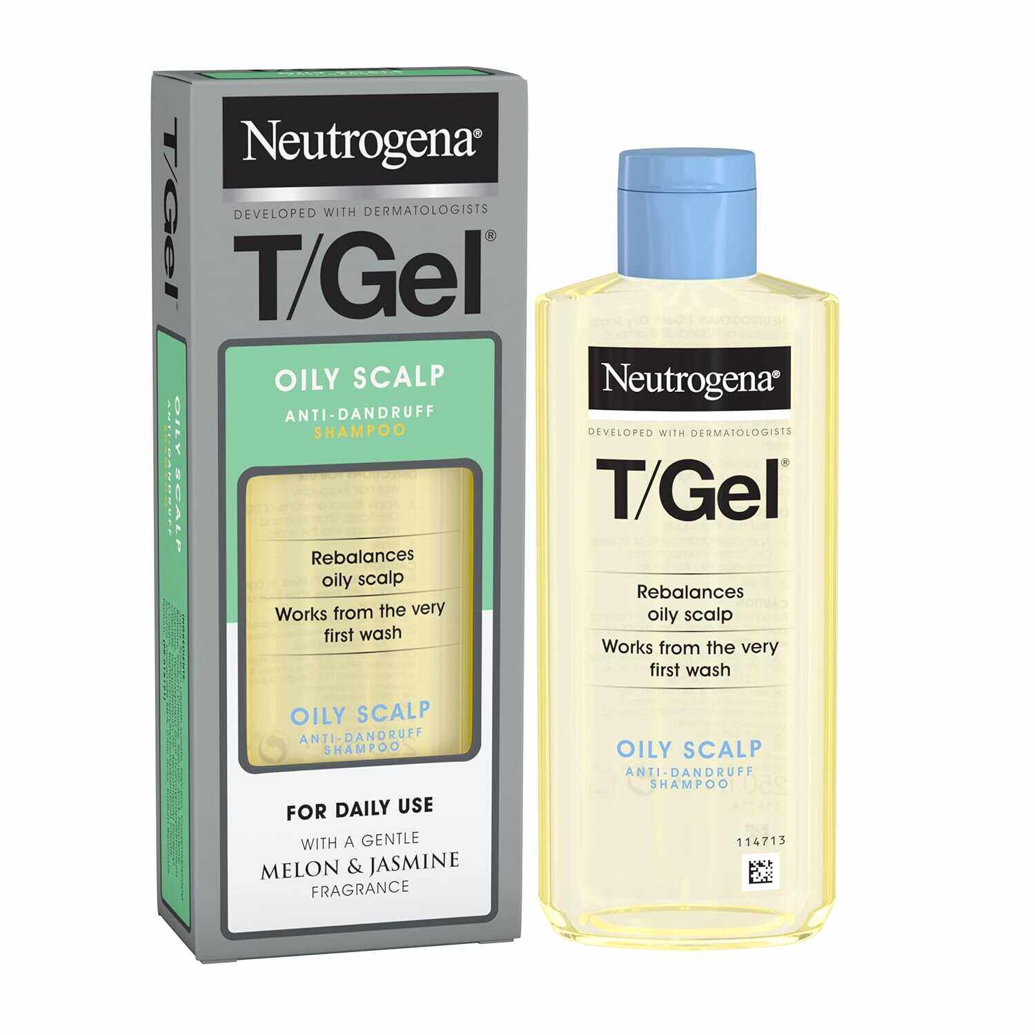 原装正品 neutrogena露得清水杨酸洗发水熬夜出油去屑止痒控油