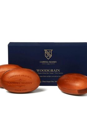 美国直邮 Caswell-Massey探索者系列手工皂礼盒装164g*3美式经典