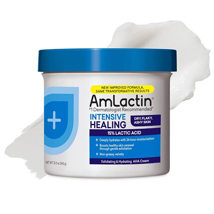 现货 美国AmLactin12%果酸保湿修复缓解鱼友脱皮鳞片超滋润身体乳