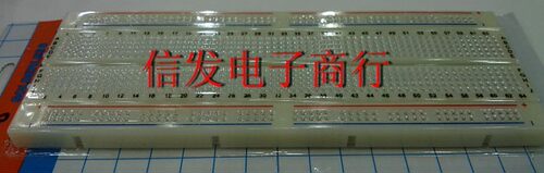 830孔面包板 MB-102 优质红蓝双线面包板 实验板 万能板 带彩条