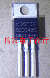 S20C45C TO-220 可代替S20C45K 高频三极管 全新原装现货 可直拍