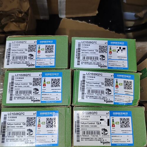 议价全新施耐德交流接触器 LC1D25Q7C，TeSys Con