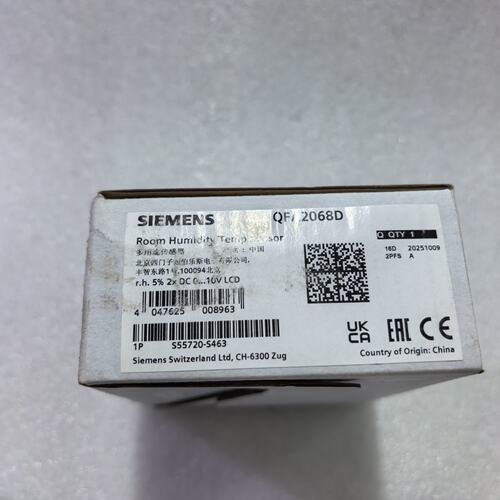 议价SIEMENS西门子温湿度传感器 QFA2068D
