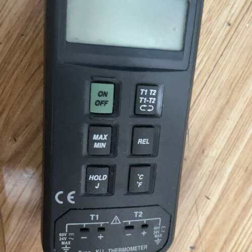 议价台湾原装TES-1300单通道数字温度计/热电偶温度计TES