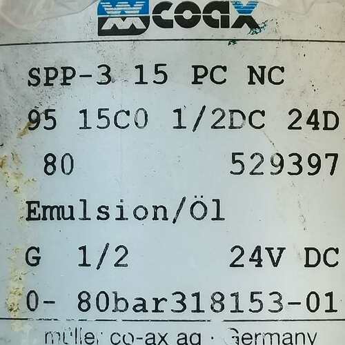 议价COAX spp-3 15PC 529397 阀