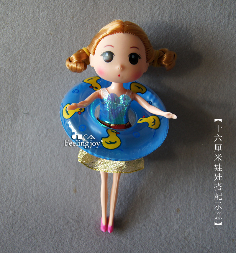 6分12分bjd娃娃专用配件布景道具模型迷你微缩仿真充气游泳救生圈