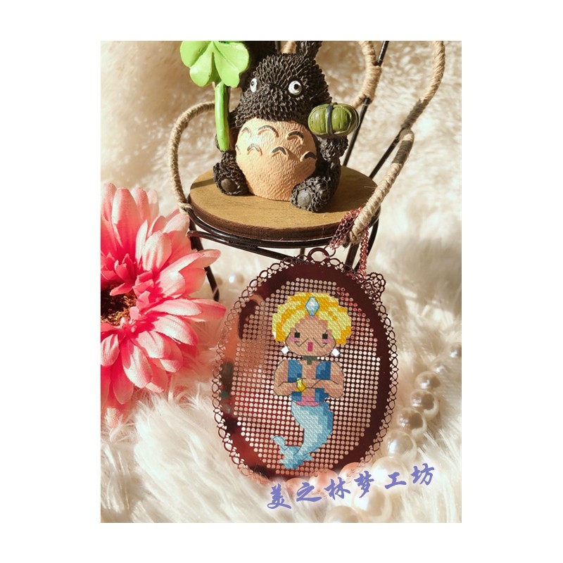 十字绣书签金属手工礼物可爱人物