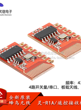 原装灵-R1A-M3/M5N(433MHz)智能家电家居射频遥控器接收无线模块