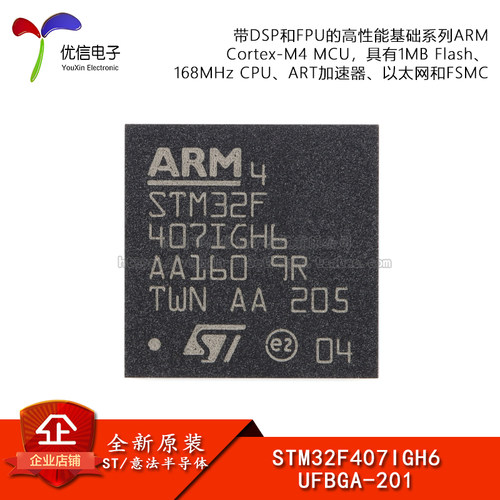 原装STM32F407IGH6微控制器