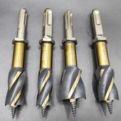 木工开孔器钻头打洞扩孔神器麻花钻合金三角柄高速钢木板专用工具