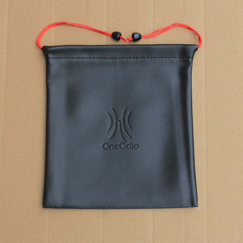 PU收纳袋 束口袋 保护袋 20*21厘米适用于耳机数码配件鼠标充电宝