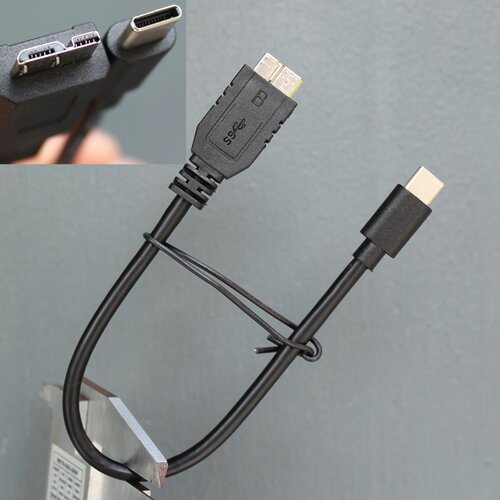 C转Microusb3.0移动硬盘数据线