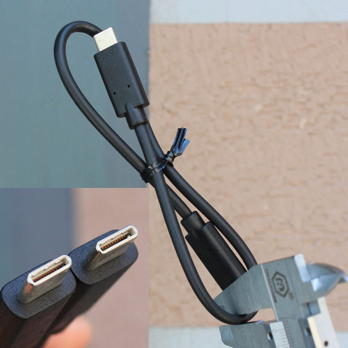 移动硬盘数据线USB3.1TypeC公公
