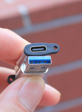 Type C母转USB公 USB3.0数据转接头适用于苹果手机 平板充电数据