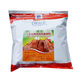 味好美苹果木烟熏风味腌制料1kg 烧烤牛排烟熏烤肉烤鸡腿炸鸡腌料