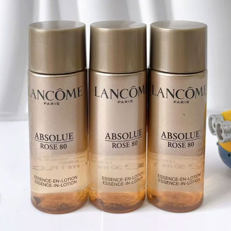 现货兰蔻新版菁纯臻颜玫瑰精粹水30ml精华水补水保湿紧致抗皱提亮