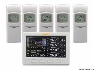 温度 misol 支持多个感应器 支持5个感应器 湿度 温湿度记录仪