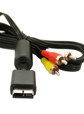 1.8米PS2 PS3 RGB AV 纯铜线 高清线 三排线1.8米