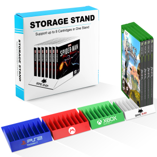 8合一 XBOX Series X S ONE 游戏卡带底座支架光盘CD个性化展示架