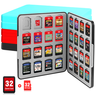 32合一任天堂Switch 2游戏卡收纳盒Switch PSV卡带保护盒卡存储盒